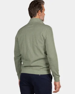 Hellgrüne Strickjacke - Sage