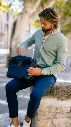 Hellgrüne Strickjacke - Sage