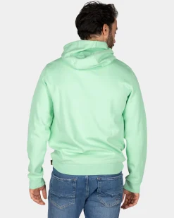 Hellgrüner Hoodie