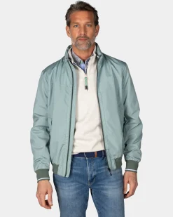 Hellgrünes Bomberjacke