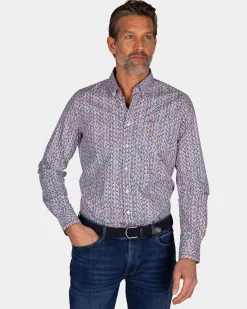 Hellgrünes Hemd mit Punkten