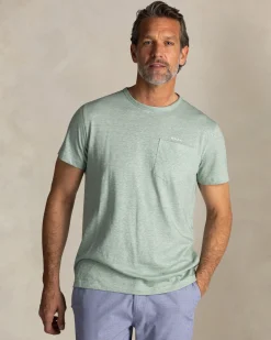 Hellgrünes Leinenshirt