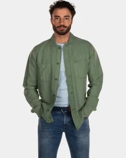 Hemd aus Baumwollleinen - Active Army