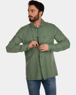 Hemd aus Baumwollleinen - Active Army