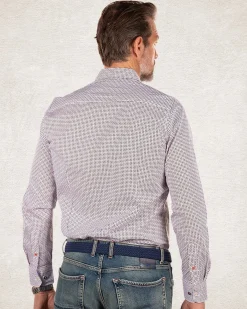 Hemd aus Baumwollstretch mit Aufdruck - Sahara Sand