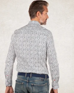 Hemd aus ecrufarbener Baumwolle - Ecru MultiColour