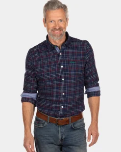 Kariertes Flanellhemd Sphinx - Steady Navy