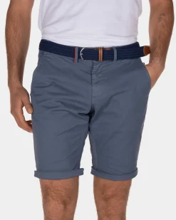 Kurze Stretch-Chinos von Whale Bay - Arkron Blue