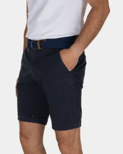 Kurze Stretch-Chinos von Whale Bay - Urban Navy