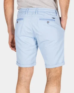 Leinen Shorts - Light Sky