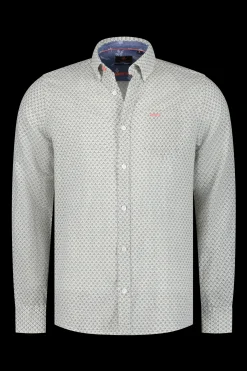 Leinenhemd mit Punkten - Misty Army