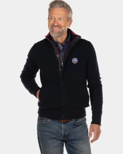 Marineblaue Strickjacke Otama - Steady Navy