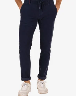 Napier Corduroy chino - Reef Navy