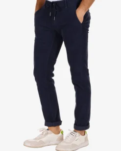 Napier Corduroy chino - Reef Navy