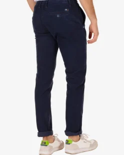 Napier Corduroy chino - Reef Navy
