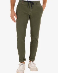 Napier Corduroy chino - Rock Green