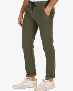 Napier Corduroy chino - Rock Green