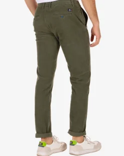Napier Corduroy chino - Rock Green