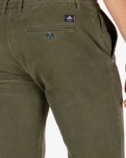 Napier Corduroy chino - Rock Green