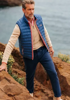 Navy Baumwoll-Stretch-Chino