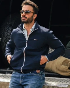 Navy sportlicher Cardigan