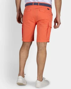 Orange Cargo-Shorts