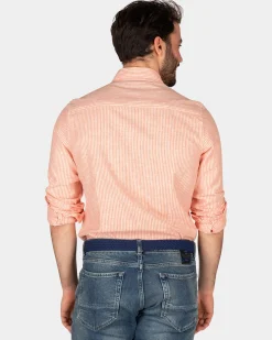 Orangefarbenes Leinenhemd - Golden Orange