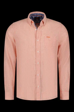 Orangefarbenes Leinenhemd - Golden Orange