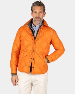 Oranger Kurzmantel - Almond Orange