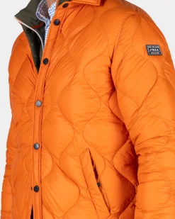 Oranger Kurzmantel - Almond Orange