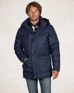 Parka mit Kapuze Blau - Pitch Navy