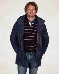 Parka mit Kapuze Blau - Pitch Navy