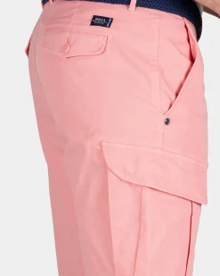 Pastellrosane Cargo-Shorts