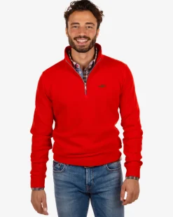 Pullover mit Reißverschluss Arapohue - Rustic Orange