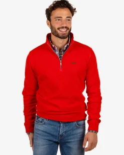 Pullover mit Reißverschluss Arapohue - Rustic Orange