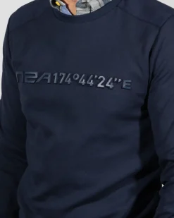 Pullover mit Rundhalsausschnitt Oruawharo - Ink Navy