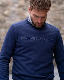 Pullover mit Rundhalsausschnitt Oruawharo - Ink Navy