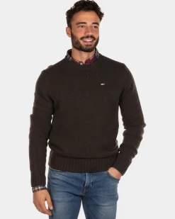 Pullover mit Rundhalsausschnitt Stag - Dark Army