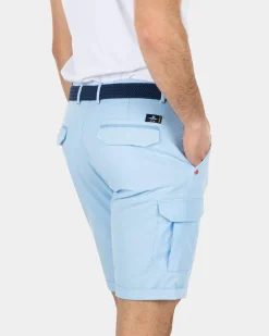 Robuste Cargo-Shorts aus Baumwolle - Bright Sky