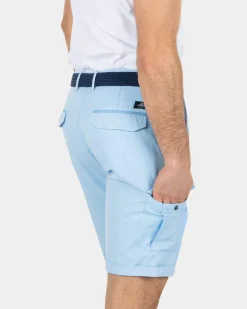 Robuste Cargo-Shorts aus Baumwolle - Bright Sky