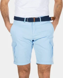 Robuste Cargo-Shorts aus Baumwolle - Bright Sky