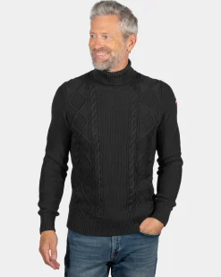 Rollkragenpullover aus Baumwolle Erskine - Eucalyptus Green