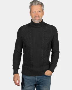 Rollkragenpullover aus Baumwolle Erskine - Eucalyptus Green