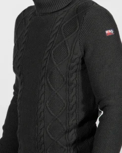 Rollkragenpullover aus Baumwolle Erskine - Eucalyptus Green