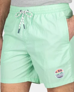 Schlichte Badehose - Teal Green