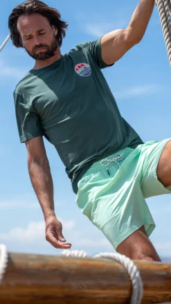 Schlichte Badehose - Teal Green