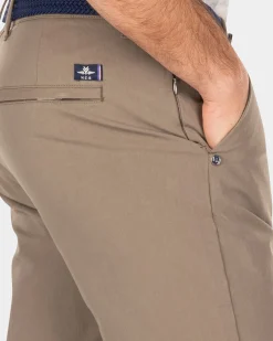 Schlichte Chino mit Stretchanteil - Misty Army