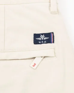 Schlichte Chino mit Stretchanteil - Cream