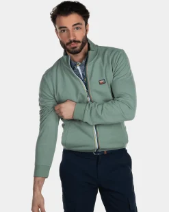 Schlichte Strickjacke aus Baumwolle - Active Army