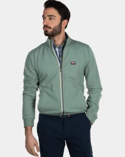 Schlichte Strickjacke aus Baumwolle - Active Army